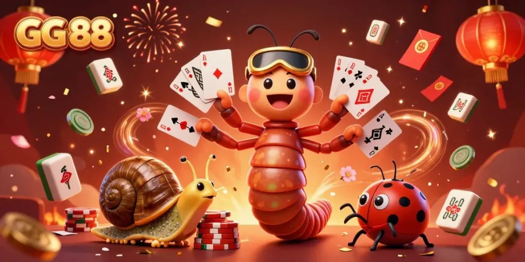 Experience thrilling casino gameplay with GG 88 featuring vibrant characters and dazzling casino elements.